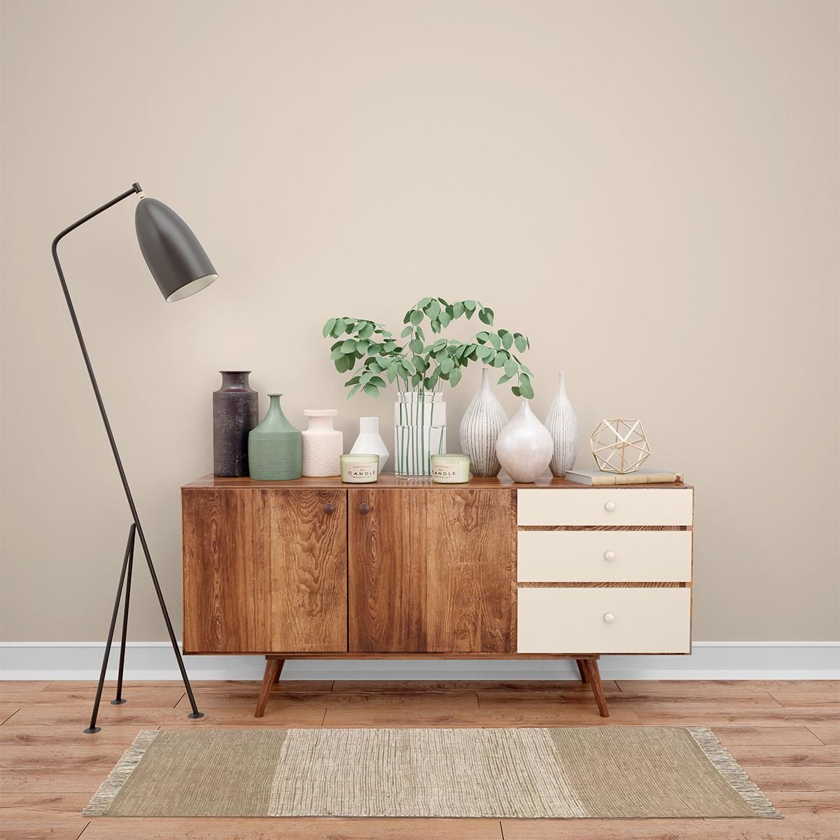 FUTURE HOME Tapis déco à franges en jute et coton 60x120cm