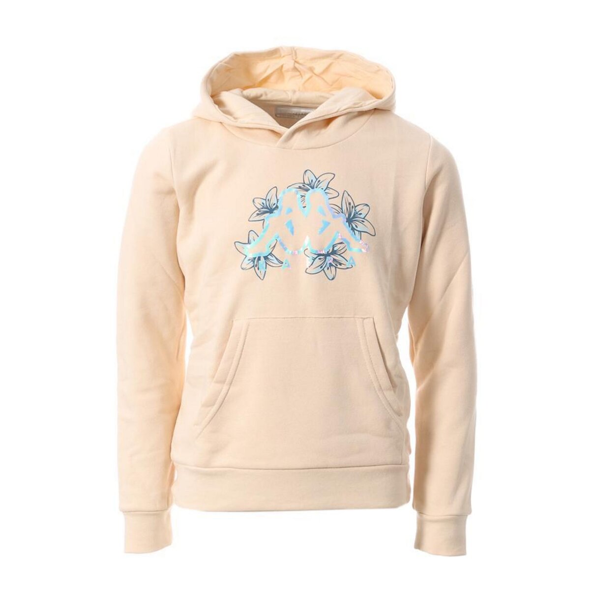 KAPPA Sweat Ecru Fille Kappa Kamil