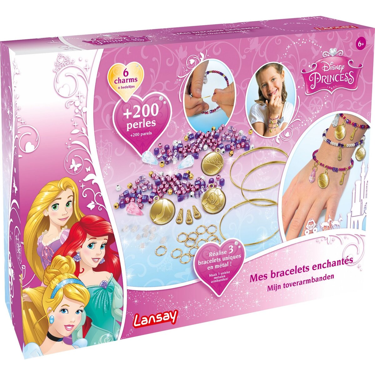 LANSAY Bracelets enchantés Disney Princesses