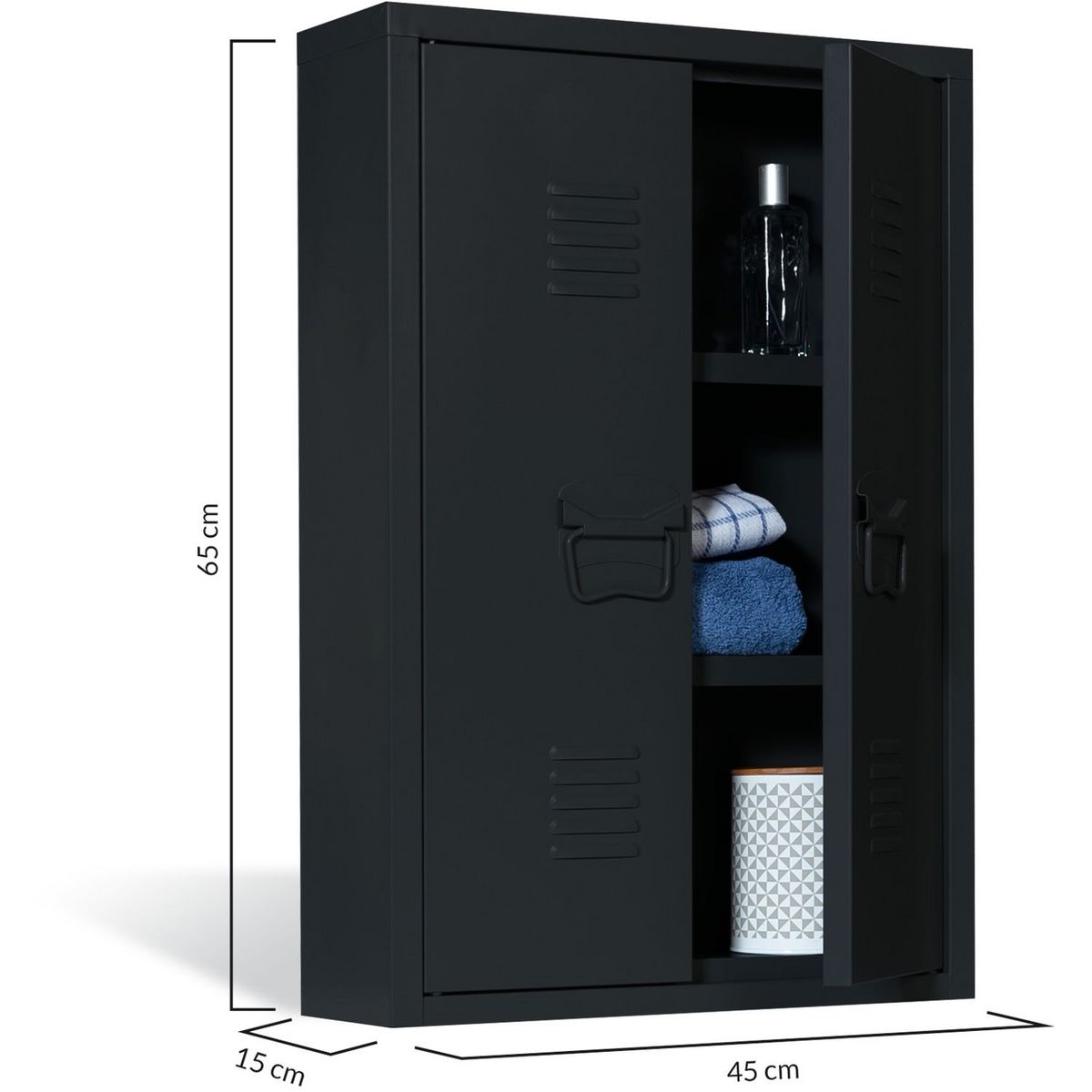 Armoire de rangement murale en métal L45cm VIK 