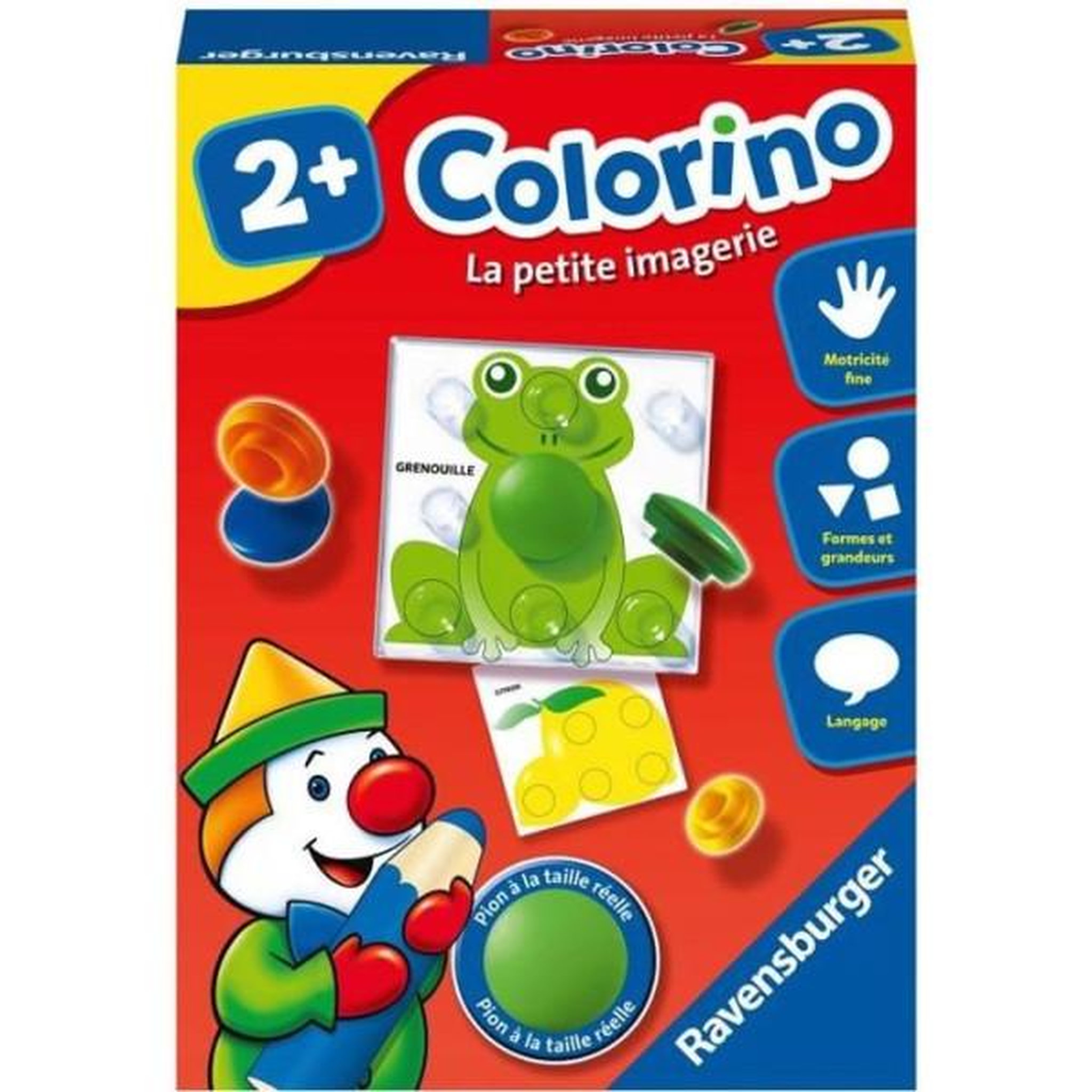 RAVENSBURGER Colorino la petite imagerie - jeu éducatif - apprentissage des couleurs - activités créatives enfant - ravensburger - des 2 a