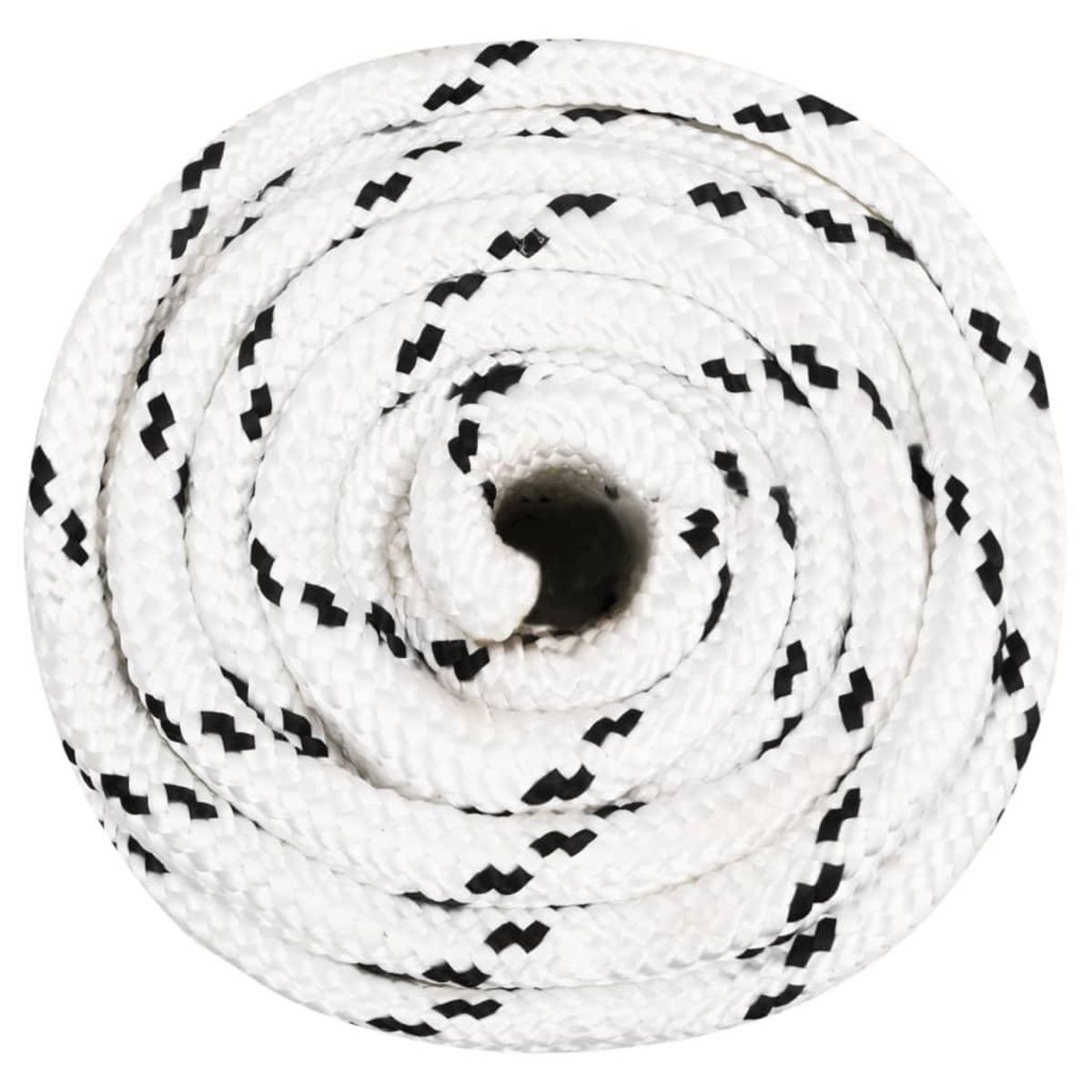 VIDAXL Corde de travail Blanc 18 mm 50 m Polyester