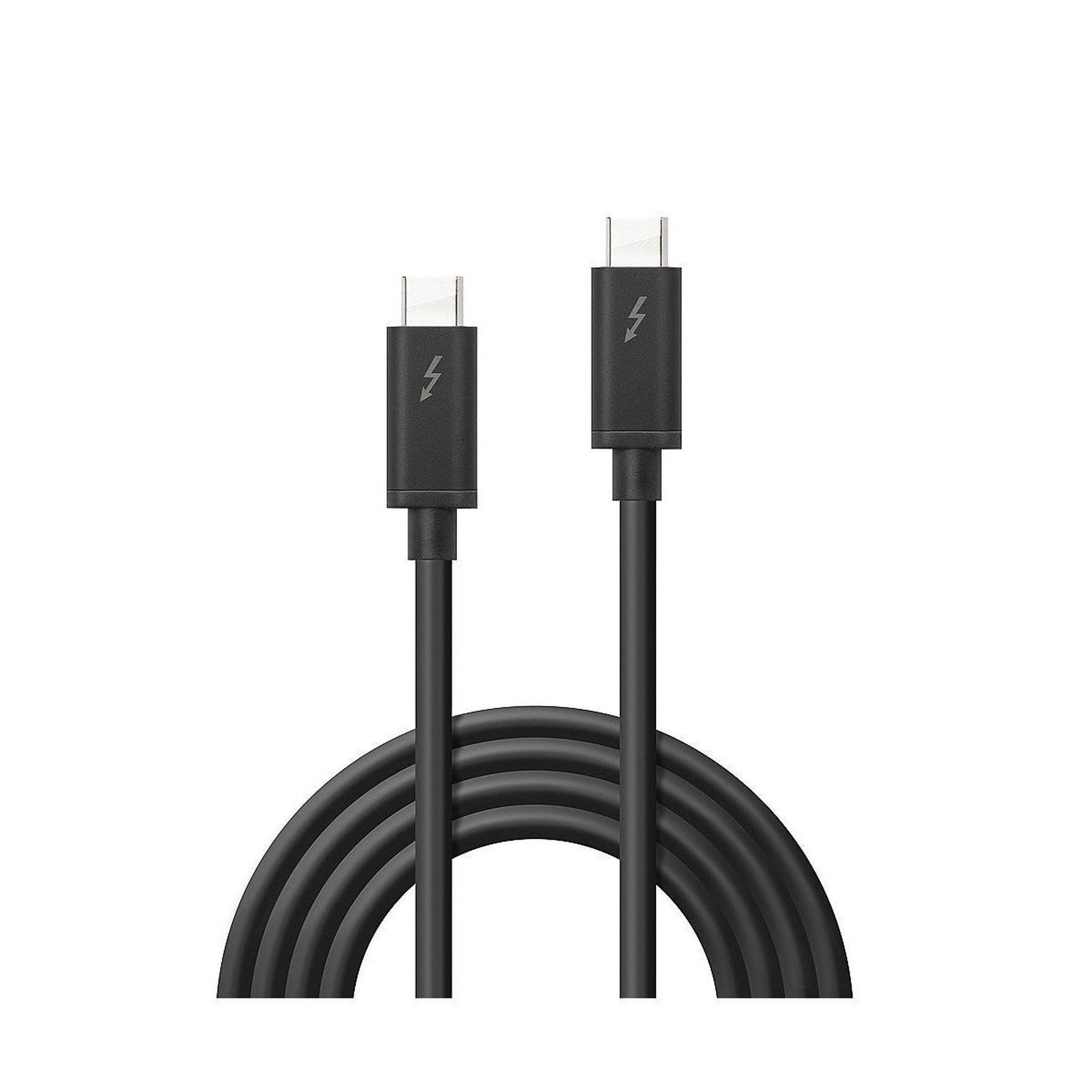 Voir la diapositive 3 : MCL SAMAR MICRO CABLE Câble Thunderbolt Micro-Connect 4002888415576 - USB-C (M) à USB-C (M) - 2 m - noir