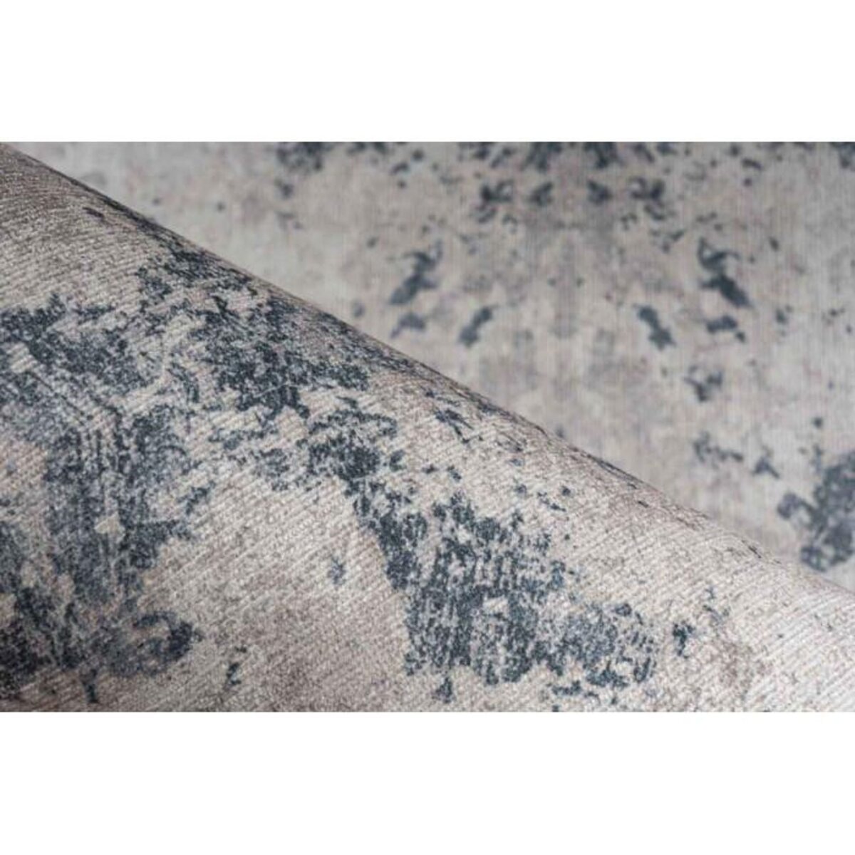 Paris Prix Tapis Déco Rectangulaire Tissé  Maika IV  Gris & Beige