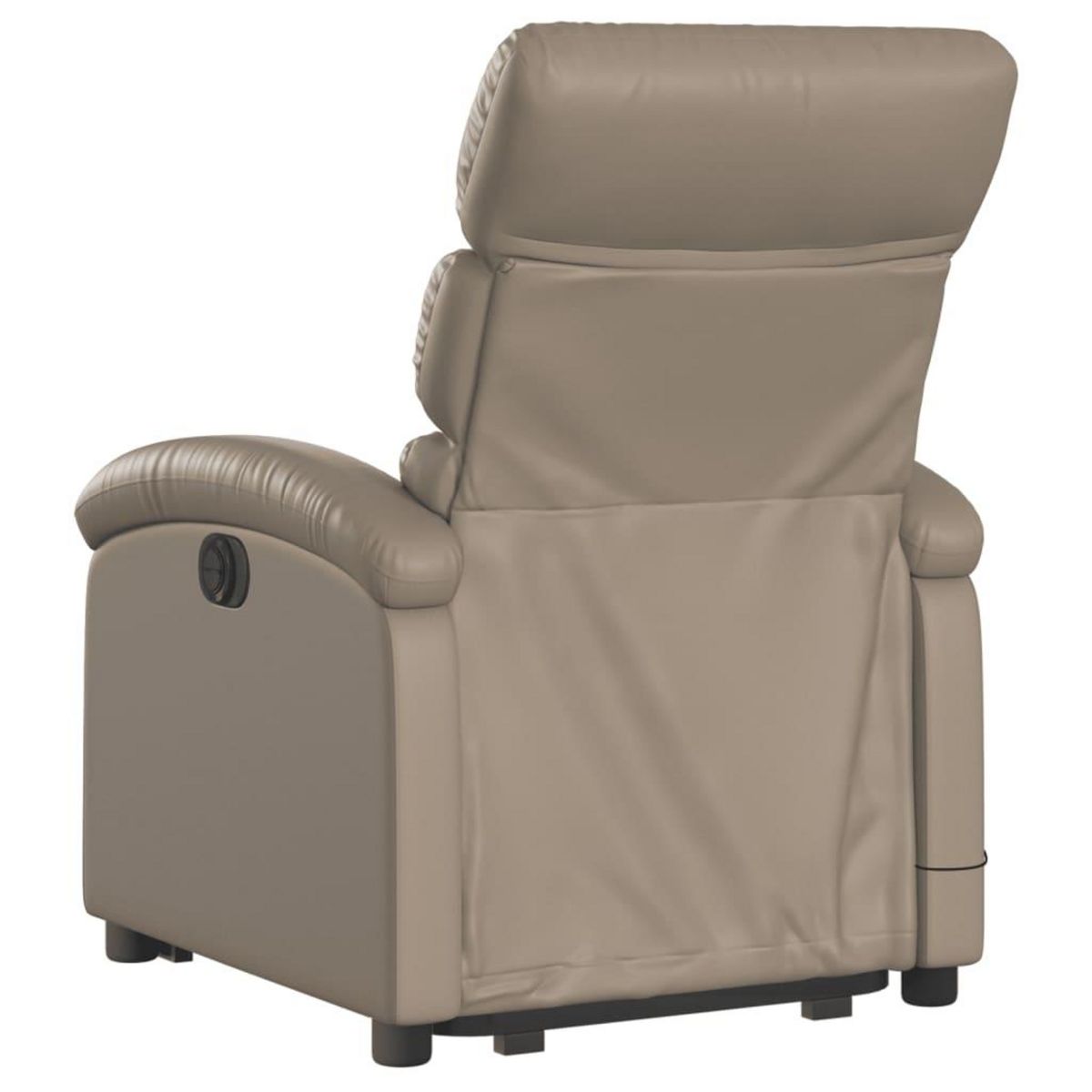 VIDAXL Fauteuil inclinable de massage Cappuccino Similicuir
