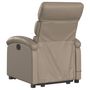 Voir la diapositive 4 : VIDAXL Fauteuil inclinable de massage Cappuccino Similicuir