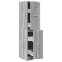 Voir la diapositive 2 : VIDAXL Armoire apothicaire sonoma gris 30x41x144,5cm bois d ingénierie
