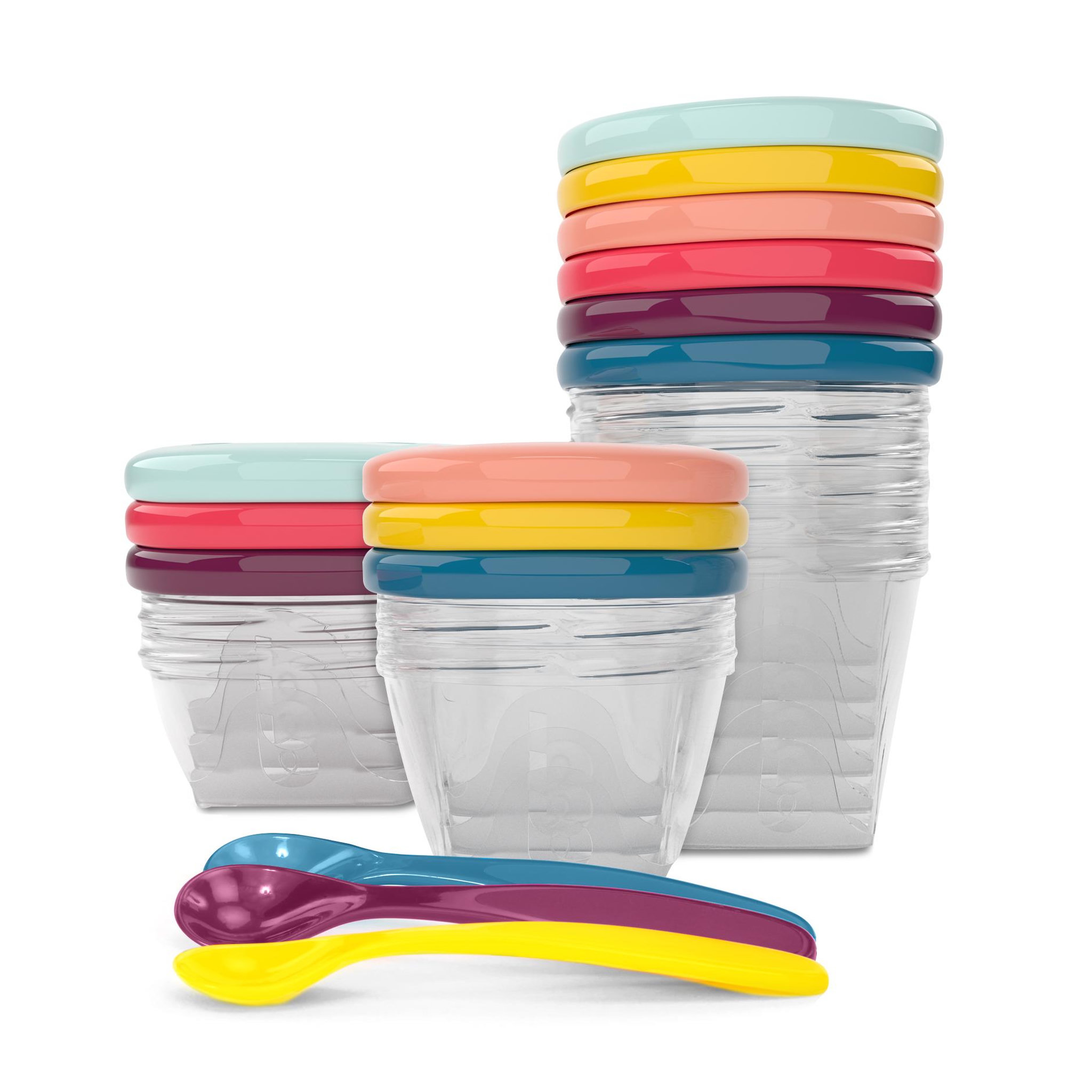 Voir la diapositive 1 : BABYMOOV Kit de conservation XXL Babybols + cuillères