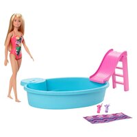 Barbie - Film - Ken - Poupée, tenue de plage à rayures pastel