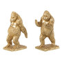 Voir la diapositive 1 : Paris Prix Lot de 2 Serre-Livres  Gorilles  24cm Or