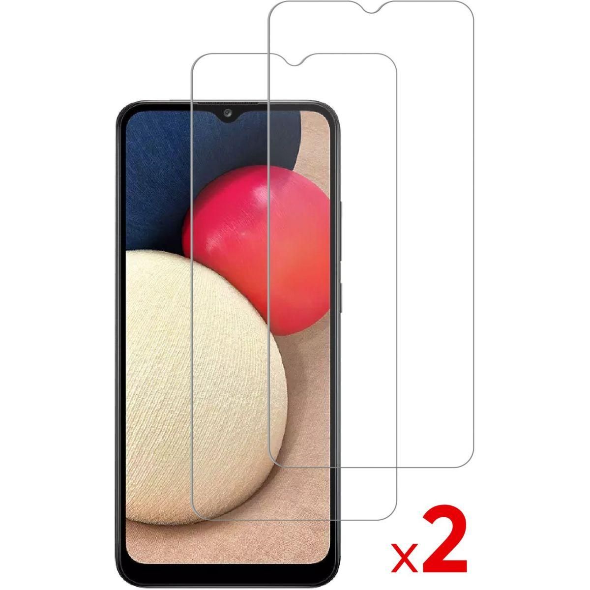 ESSENTIEL B Pack Samsung A03s Coque + Verre trempé x2