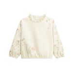 Petit Béguin Sweat-shirt enfant en molleton Lison. Coloris disponibles : Beige