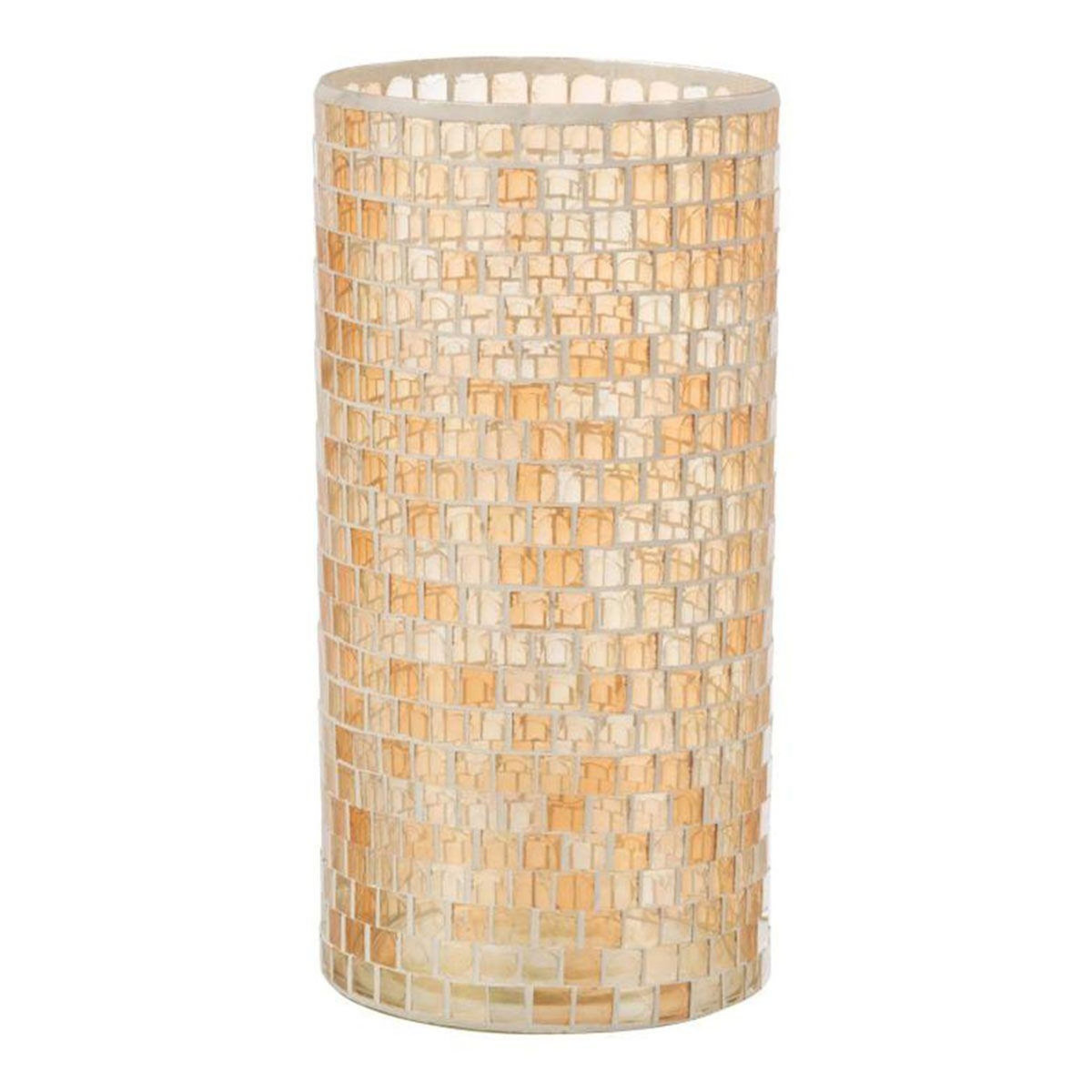 Paris Prix Vase Design  Mosaïque Ronde  30cm Orange