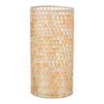 Paris Prix Vase Design  Mosaïque Ronde  30cm Orange