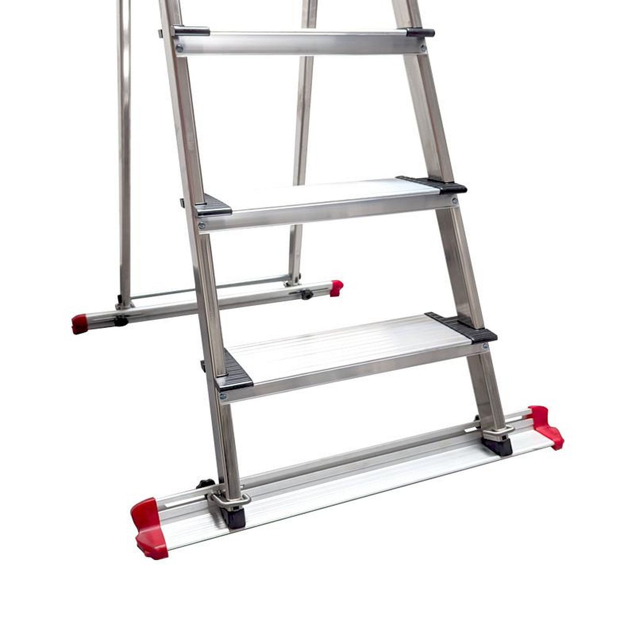 Voir la diapositive 3 : HAILO Rails jardin + escabeau 7 marches extra larges profistep xxl