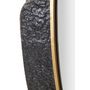 Voir la diapositive 3 : Paris Prix Miroir Mural Design  Art  90cm Gris & Or