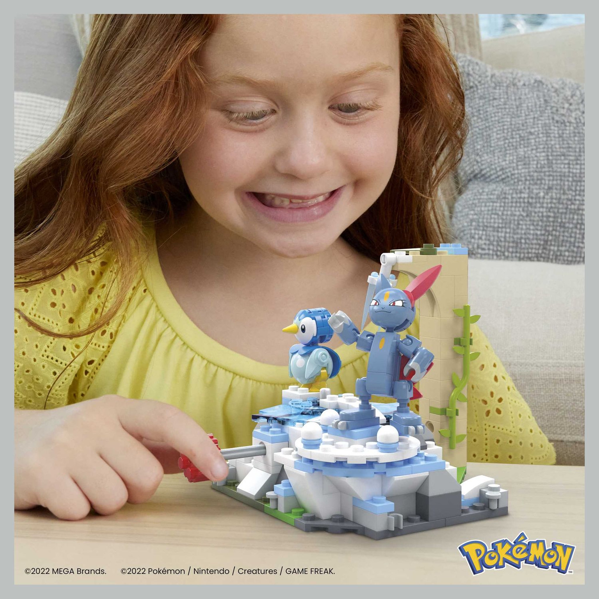 Voir la diapositive 5 : MEGA Figurines Pokémon Tiplou et Farfuret à construire MEGA