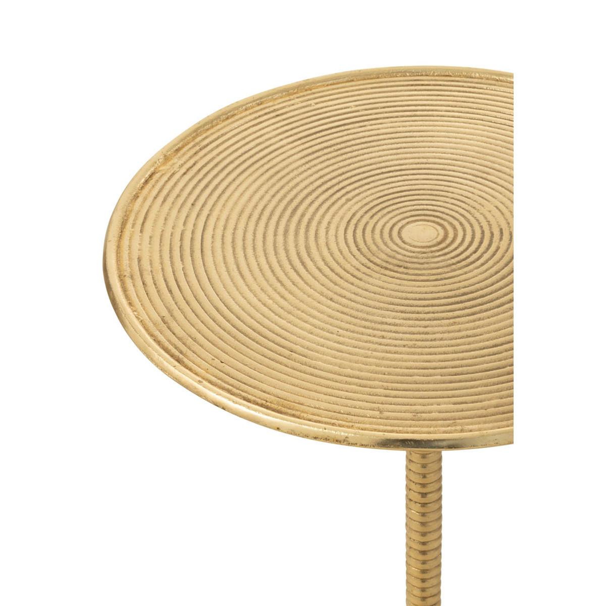 Voir la diapositive 2 : J-LINE Table d'appoint design  lera  57cm or