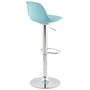 Voir la diapositive 4 : Paris Prix Tabouret de Bar  Queen  81-104cm Bleu
