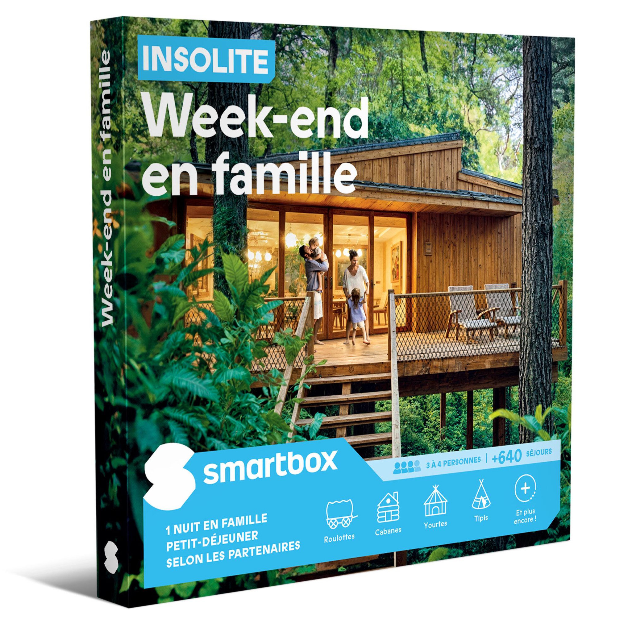 Smartbox Insolite week-end en famille - coffret cadeau séjour