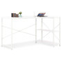 Voir la diapositive 1 : VIDAXL Bureau d'ordinateur Blanc 120x72x70 cm