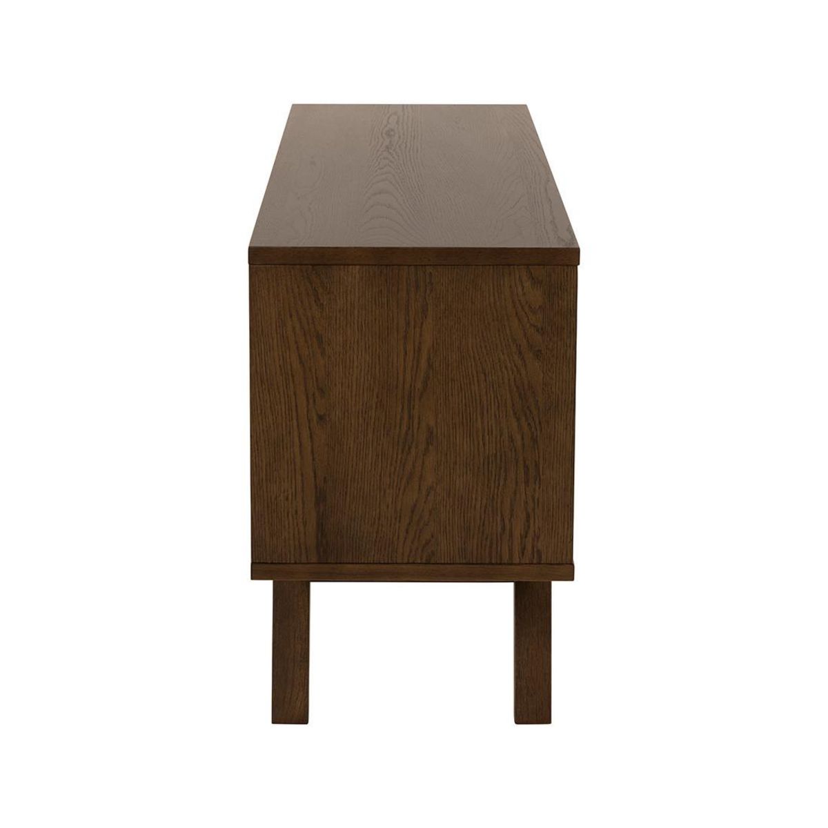 LISA DESIGN Pauline - buffet - chêne foncé - 4 tiroirs et 1 porte - 160 cm