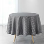 Voir la diapositive 1 : Paris Prix Nappe Ronde Imprimée  Art Chic  180cm Anthracite