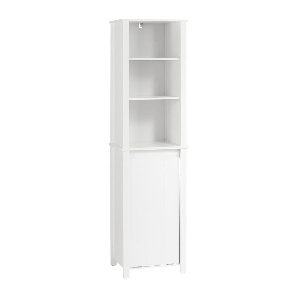SOBUY SoBuy - Colonne De Salle De Bain à une porte - Blanc - 45x35x171cm - Minimaliste - BZR102-W