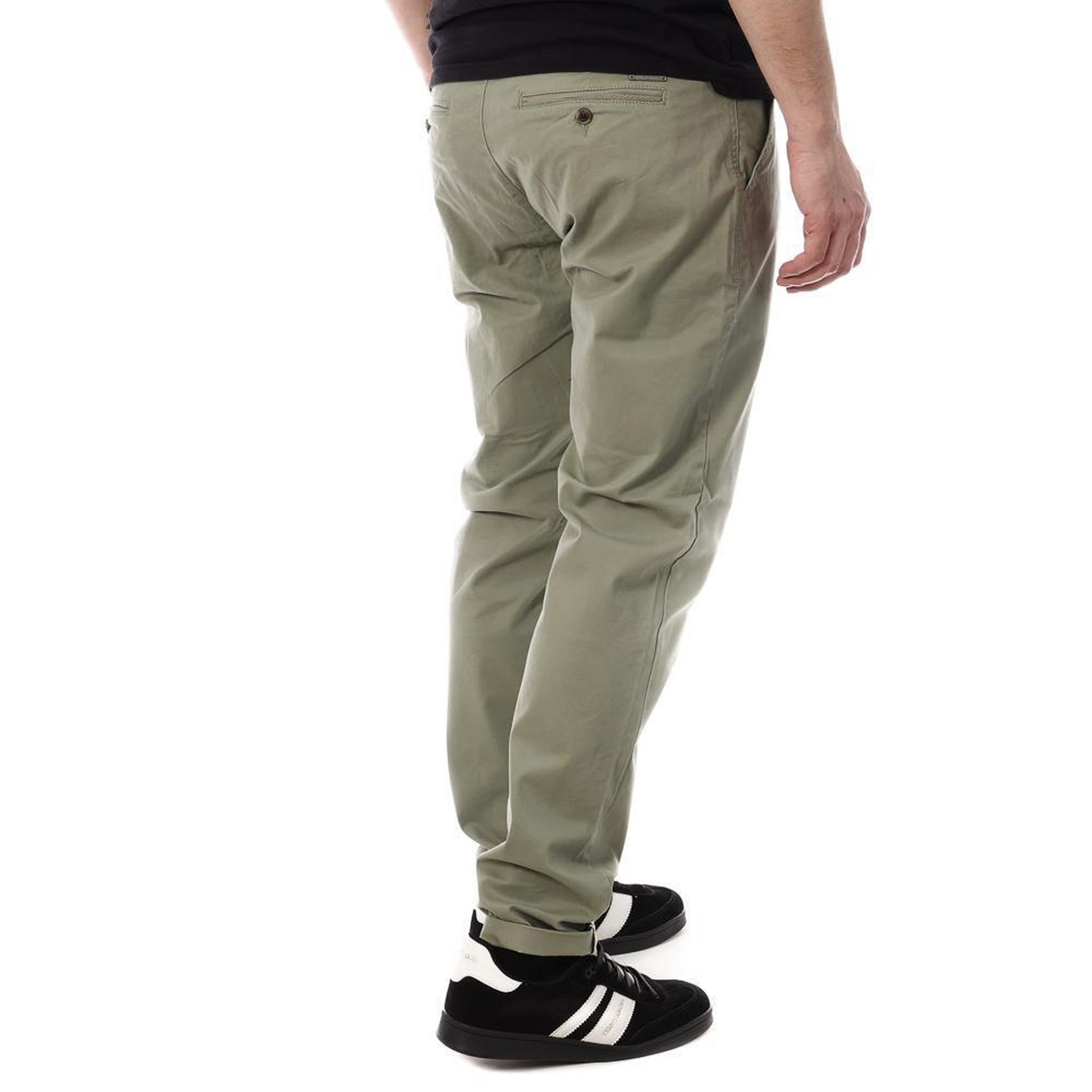 Voir la diapositive 2 : PANAME BROTHERS Pantalon Chino Kaki Homme Paname Brothers Costa1