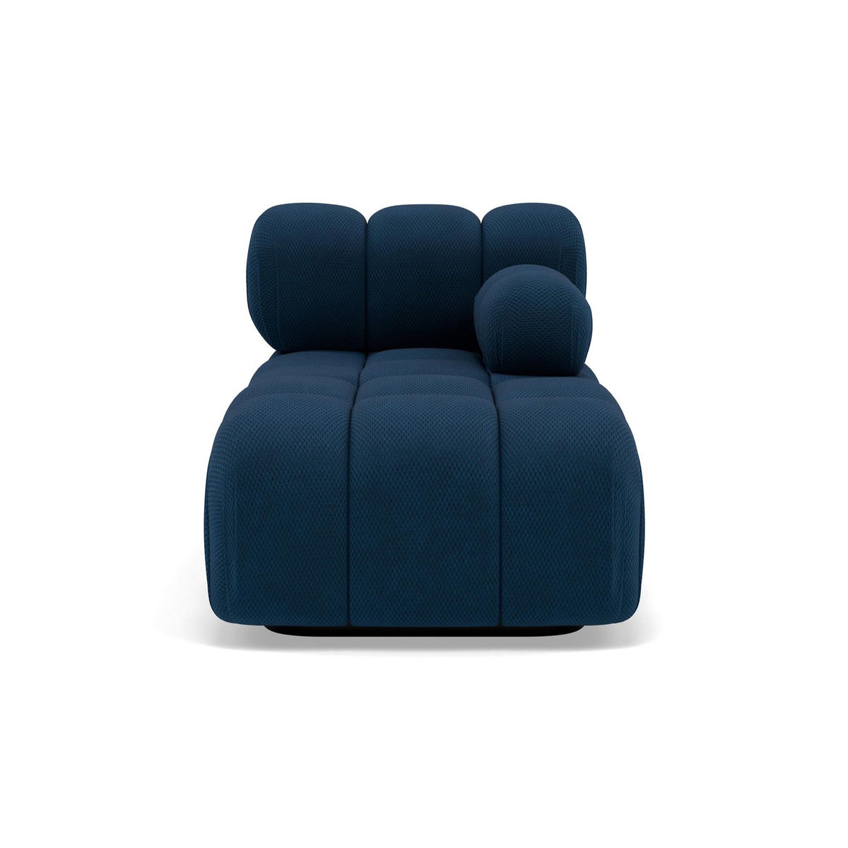 LISA DESIGN Ruby - module d'assise méridienne droite en velours texturé