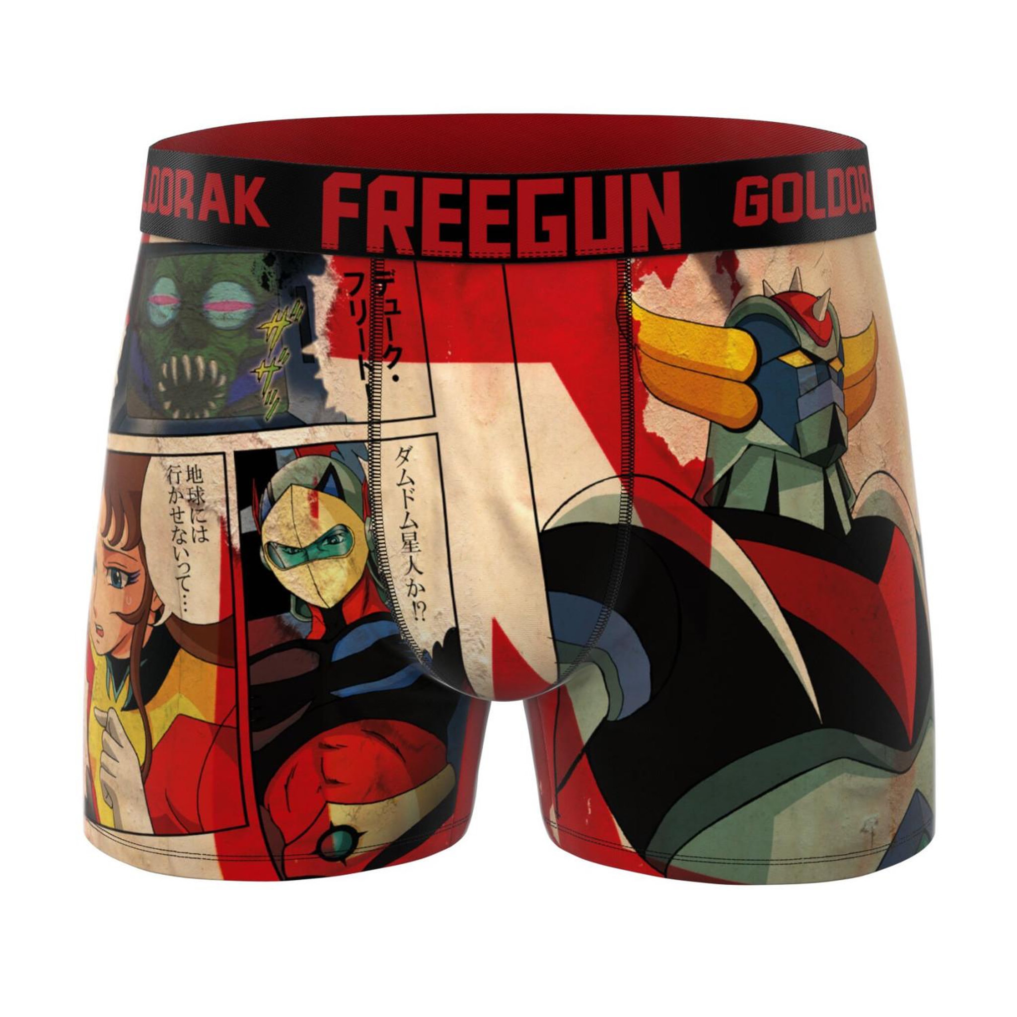 Voir la diapositive 3 : FREEGUN Lot de 3 boxers homme Goldorak