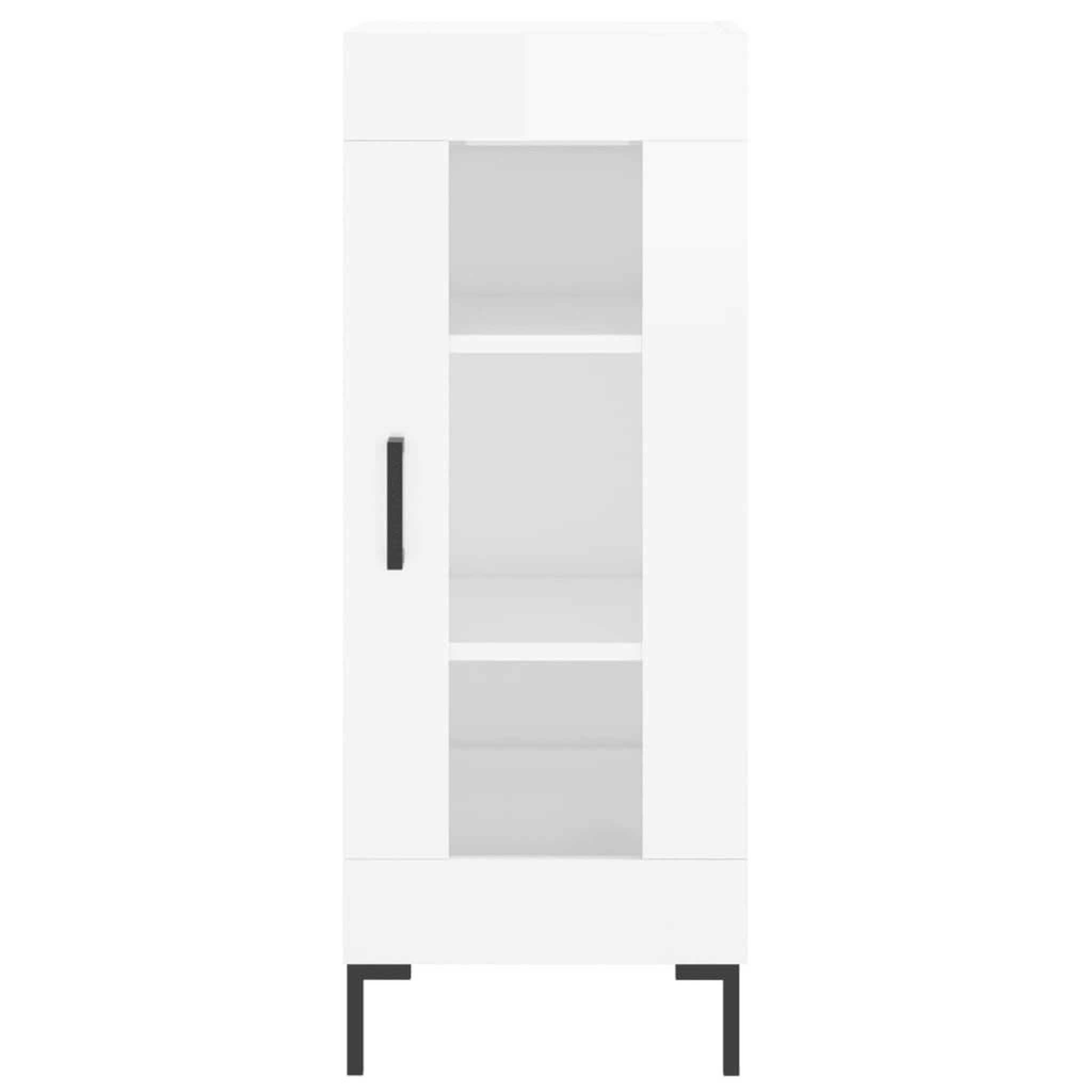 Voir la diapositive 5 : VIDAXL Buffet Blanc brillant 34,5x34x90 cm Bois d'ingenierie