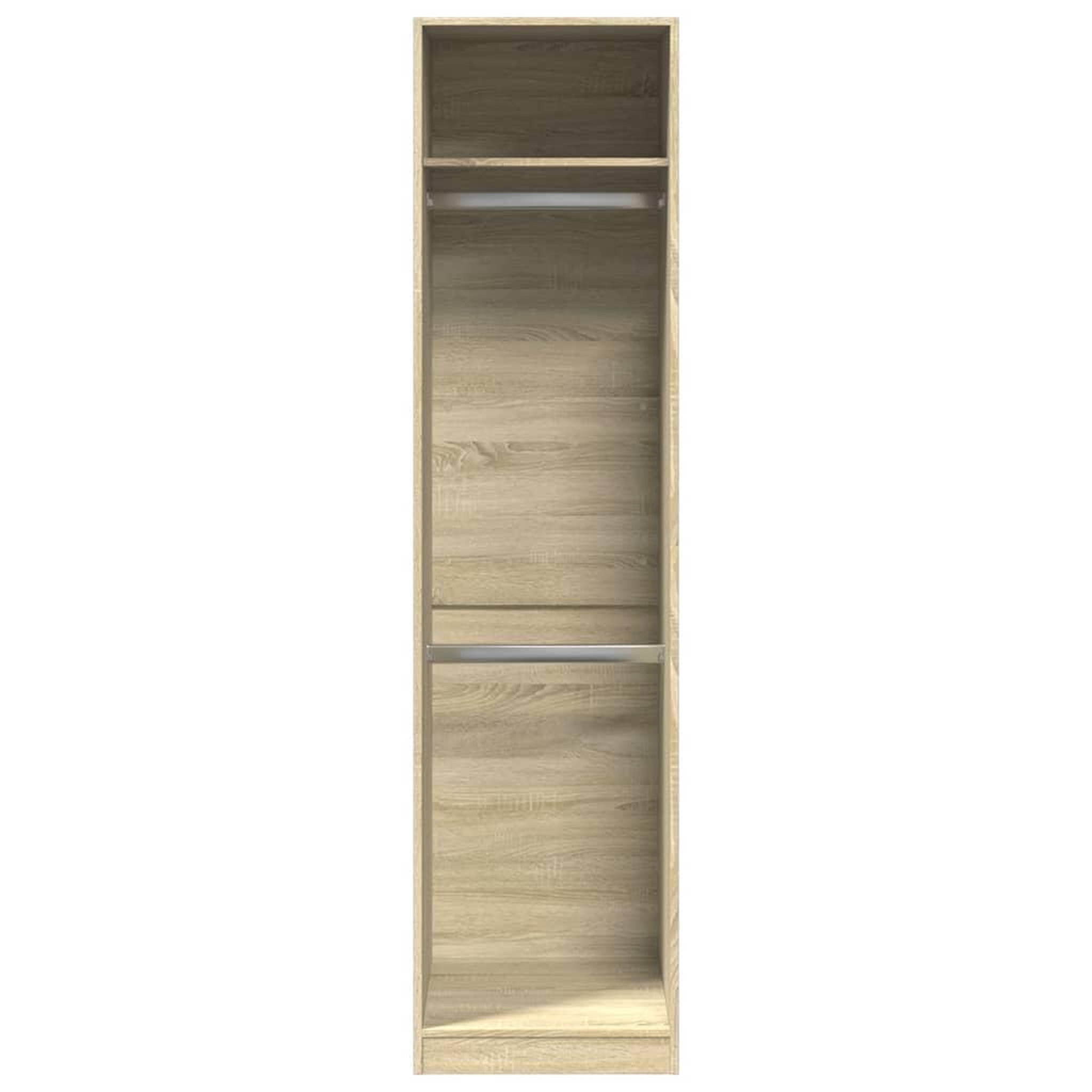 Voir la diapositive 4 : VIDAXL Garde-robe Chene sonoma 50x50x200 cm Bois d'ingenierie