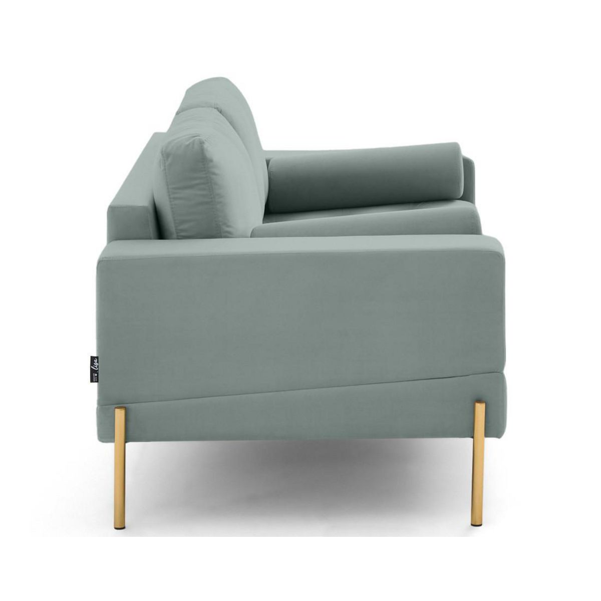 LISA DESIGN Isaure - canapé droit 2 places en velours