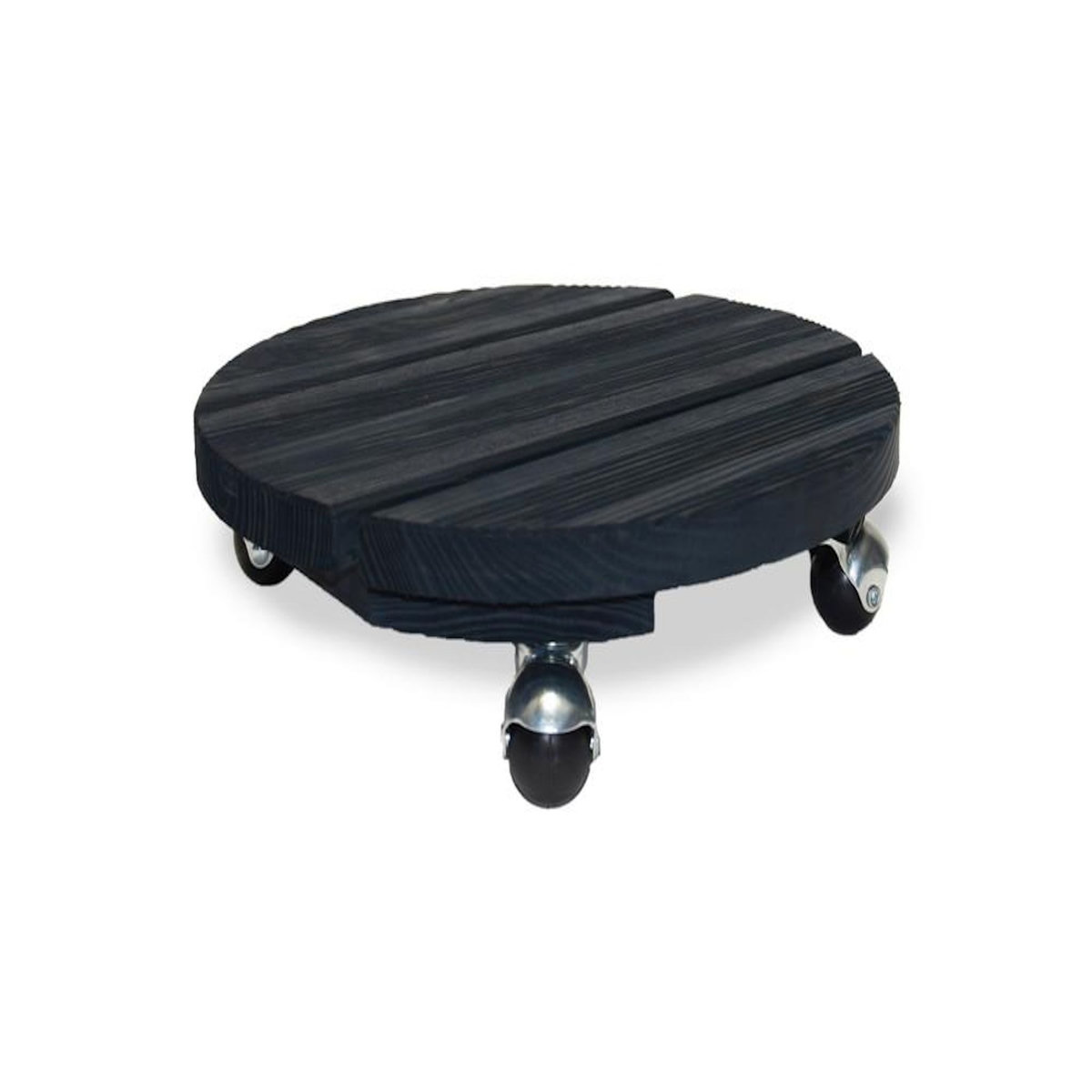 CENTRALE BRICO Roule plante BOIS rond anthracite - 37,5 cm - Bois