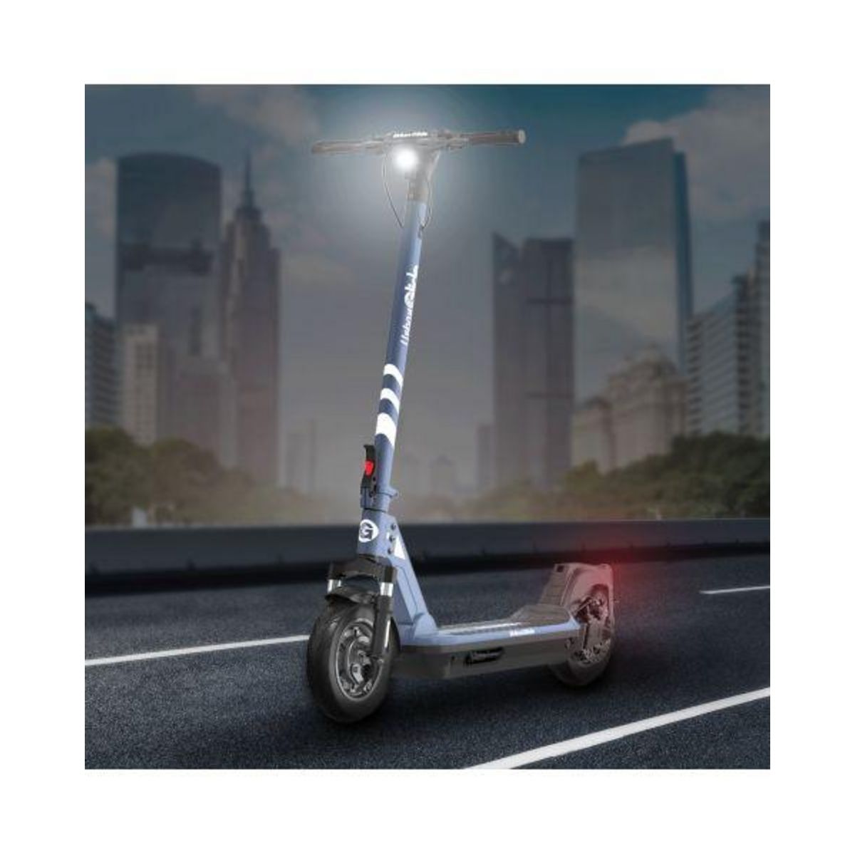 URBANGLIDE UrbanGlide RIDE 100 CITY – Trottinette électrique adulte 10 pouces, autonomie 35 km, écran LED, pliable et confortable