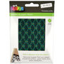 Voir la diapositive 2 : Paris Prix Lot de 6 Feuilles de Papier Patch  Floral Damask  30x40cm Vert