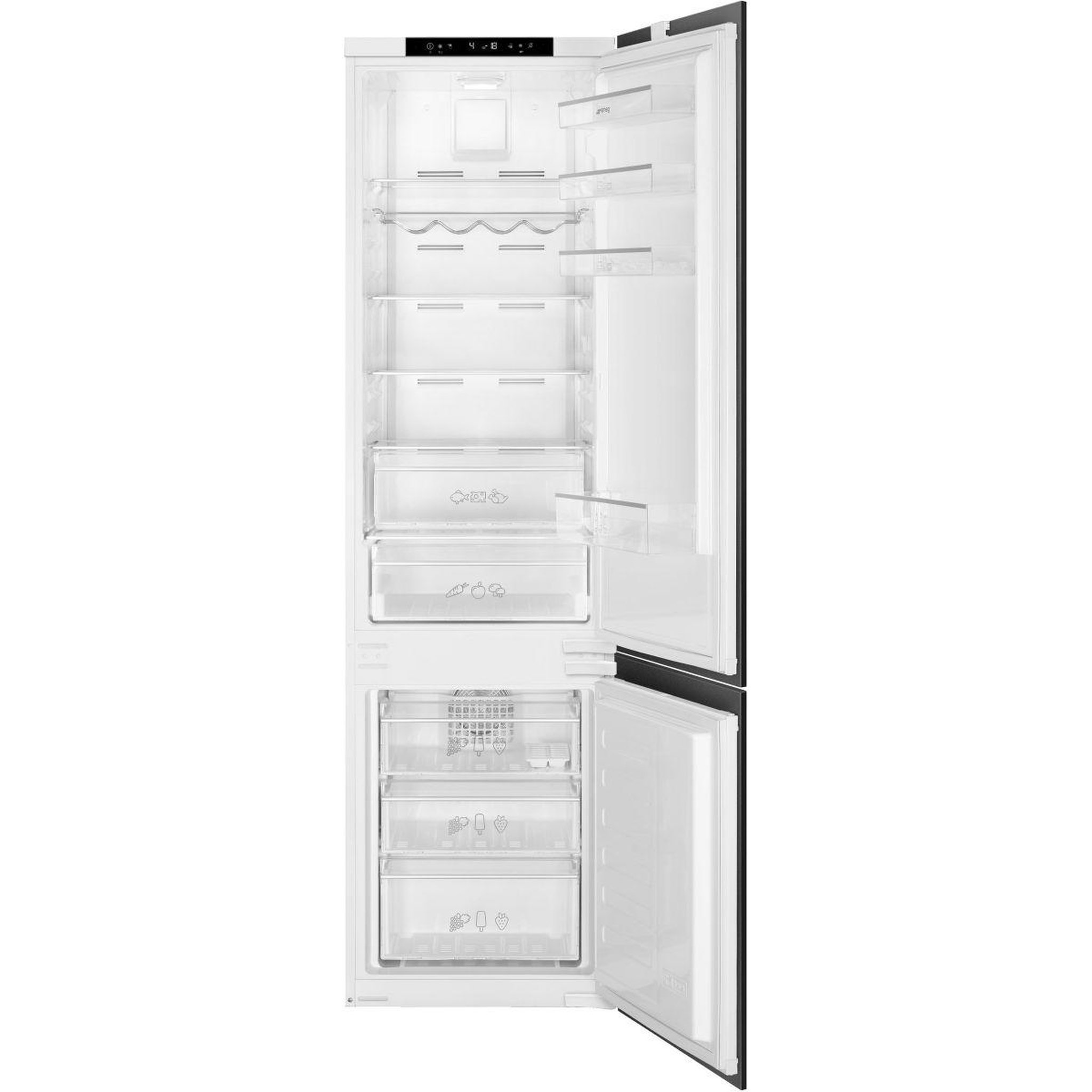 SMEG Réfrigérateur combiné encastrable c8194tne