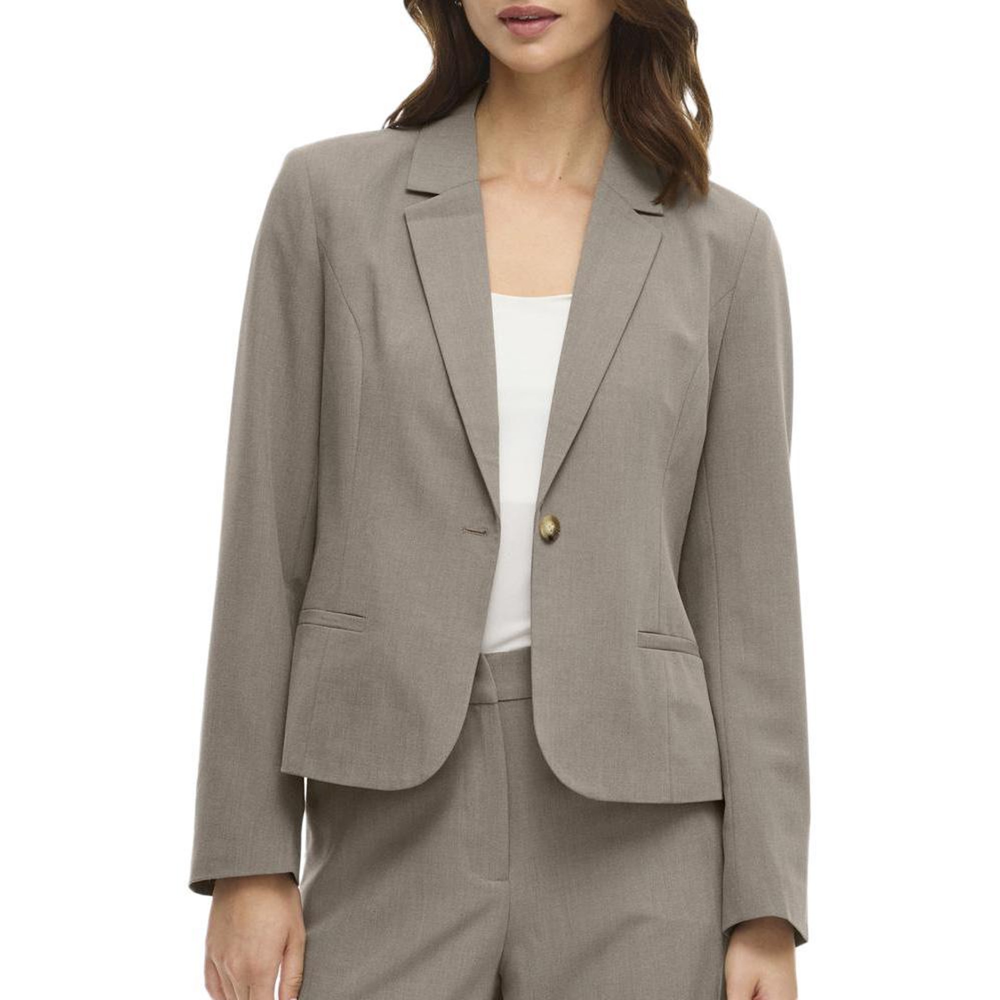Voir la diapositive 1 : Vila Blazer Taupe Femme Vila Siffe