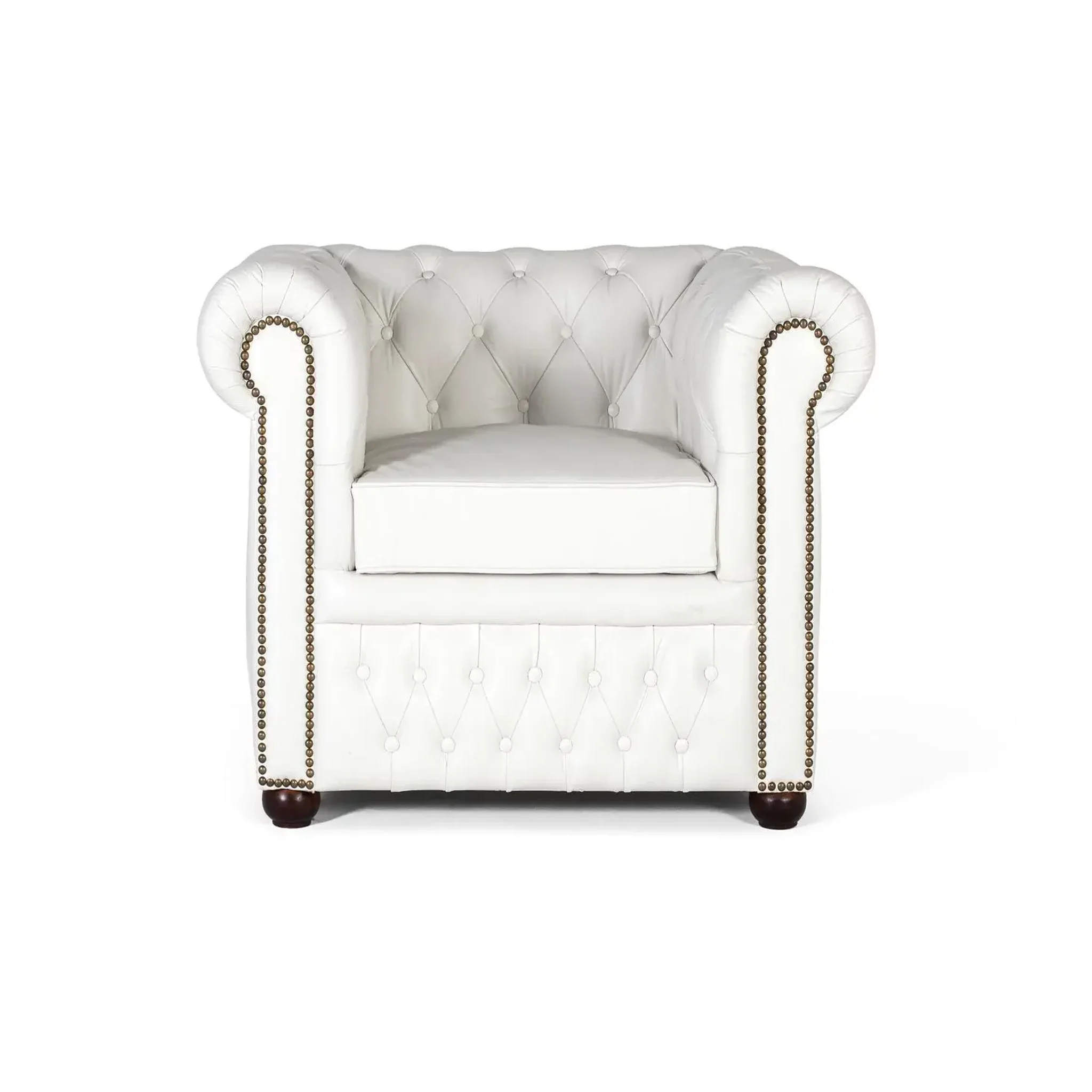 GINER Y COLOMER SL Fauteuil en cuir 96 cm style chester