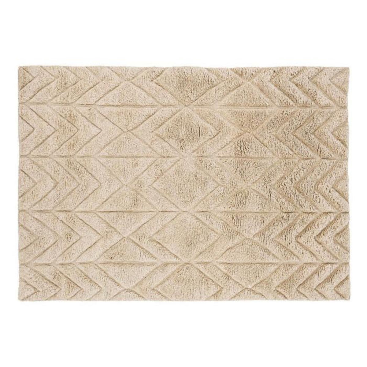 Paris Prix Tapis Déco en Laine  Zoe  200x300cm Beige