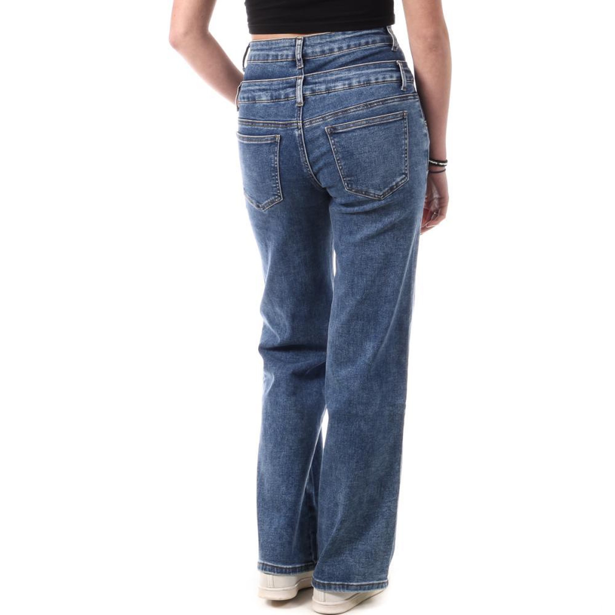 Voir la diapositive 2 : MONDAY PREMIUM Jean Loose  Femme Monday Premium Bleach