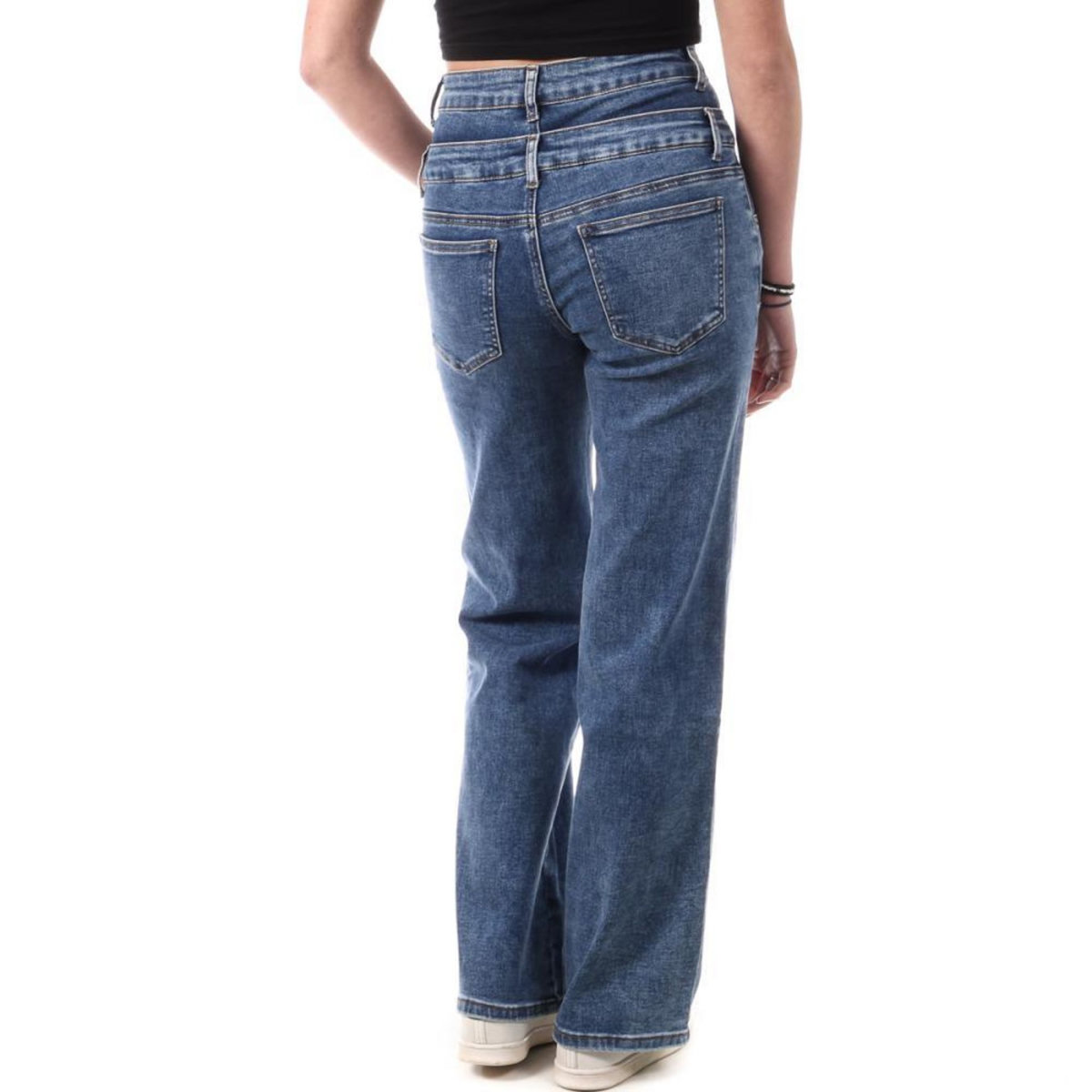 MONDAY PREMIUM Jean Loose  Femme Monday Premium Bleach