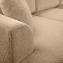 Voir la diapositive 4 : BEST MOBILIER Candela - canapé d'angle droit 4 places - convertible avec coffre - en tissu bouclette