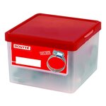 CENTRALE BRICO Boîte de 25 colliers bande ajourée inox de serrage, l. 13mm, Ø 24/36