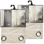 Voir la diapositive 1 : TOILINUX Lot de 2 Rideaux occultants en polyester effet velours