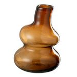 Paris Prix Vase Gourde en Verre  Eclosion  27cm Marron
