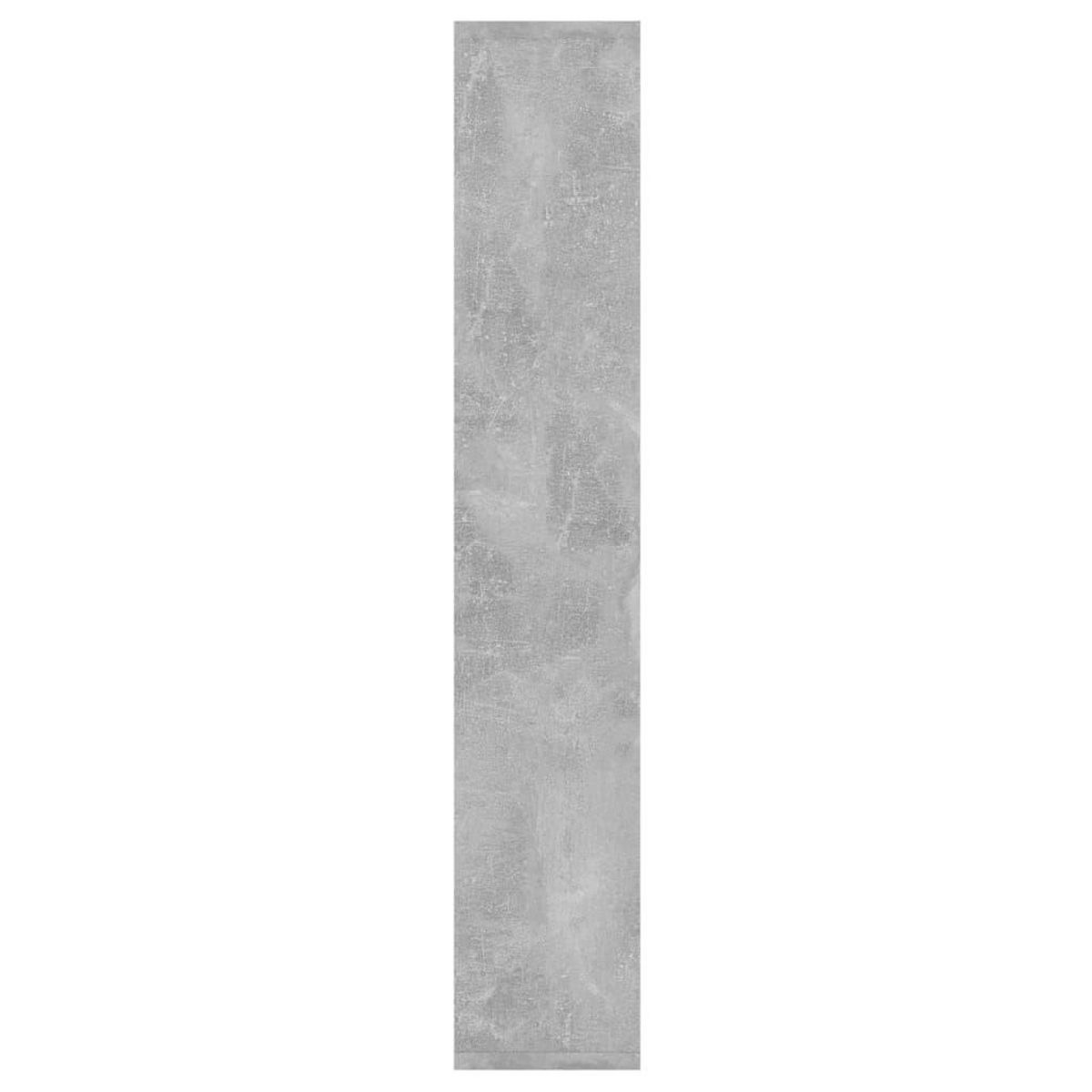 VIDAXL Etagere murale Gris beton 36x16x90 cm Bois d'ingenierie