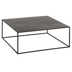 Paris Prix Table Basse Carrée en Métal  Lovra  80cm Noir
