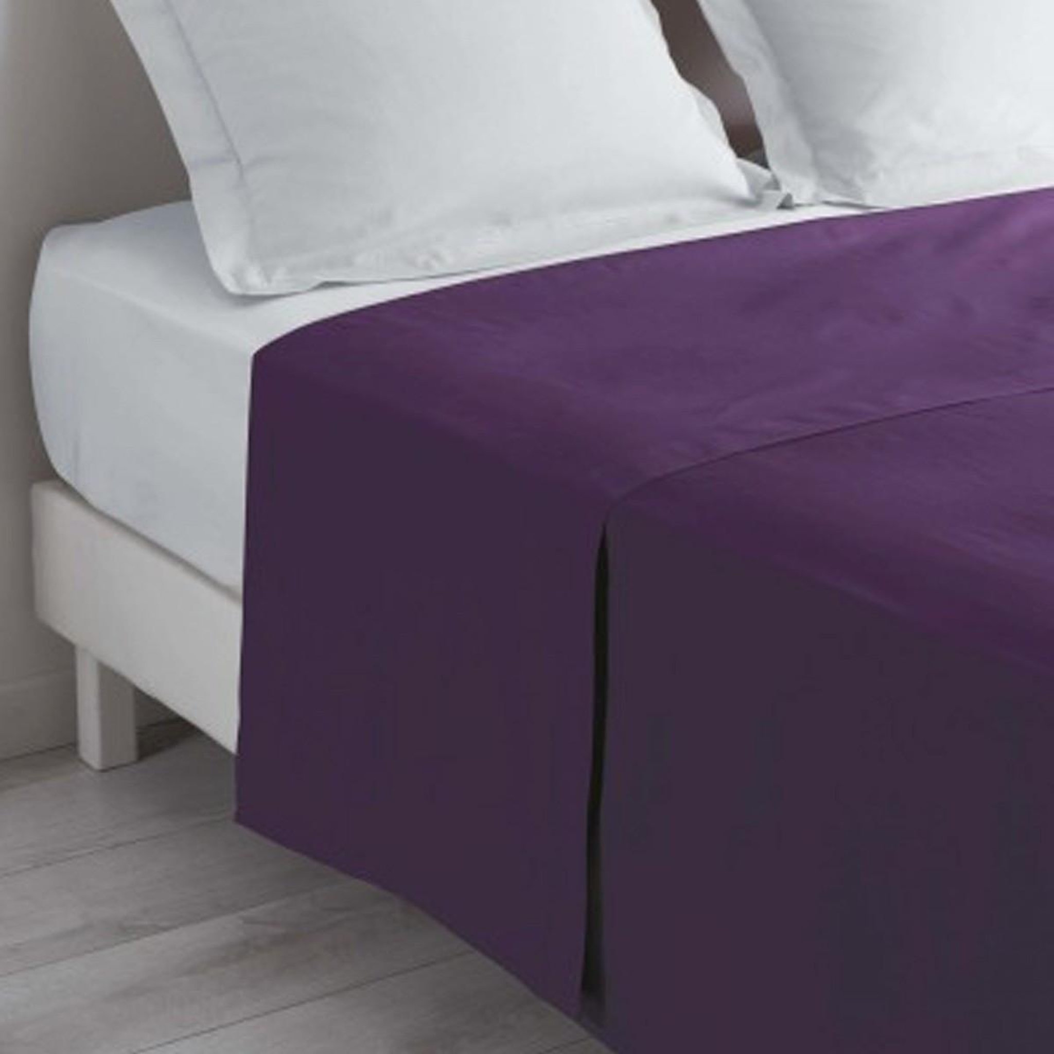 Douceur d'Intérieur Drap Plat  Lina  180x290cm Myrtille